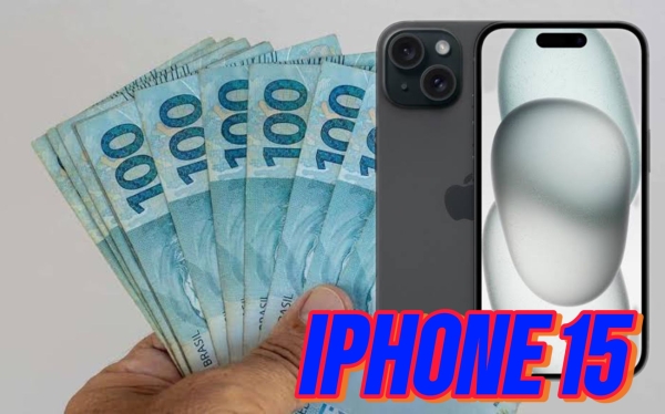 IPHONE 15 ou R$ 3,000 NO PIX 